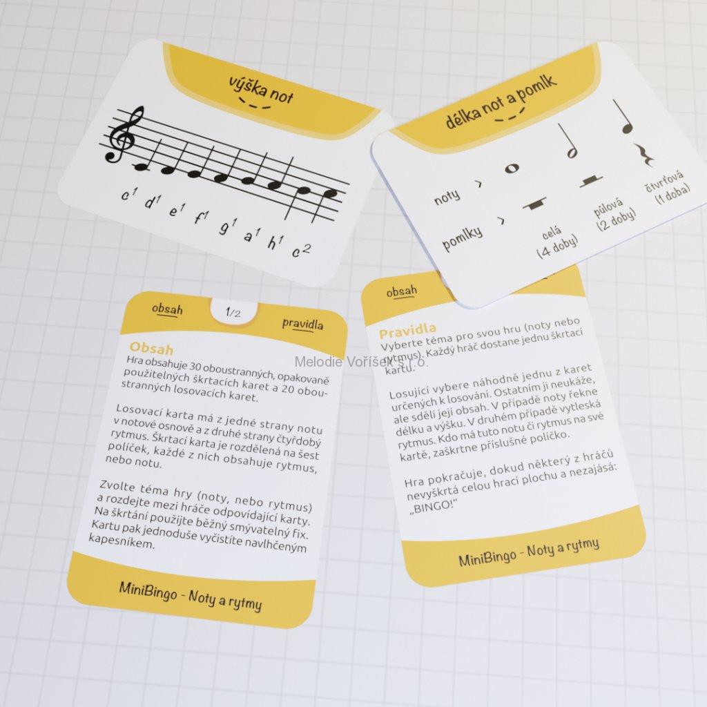MiniBingo: Noty a rytmy