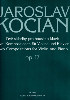 J.Kocián: Dvě skladby pro housle a klavír op.17