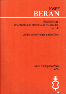 Josef Beran: Národní písně I