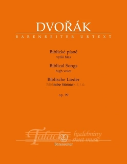 ANTONÍN DVOŘÁK: Biblické písně (vyšší hlas)