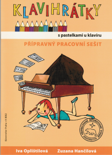 KLAVIHRÁTKY - s pastelkami u klavíru- přípravný pracovní sešit