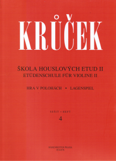 VÁCLAV KRŮČEK: Škola houslových etud II - sešit 4