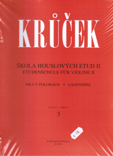 VÁCLAV KRŮČEK: Škola houslových etud II - sešit 3-4