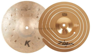ZILDJIAN 10" Spiral Stacker + 10" K Custom Special Dry Splash Stack